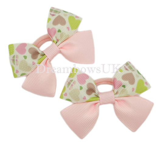 Baby hair bows, polyester bobbles