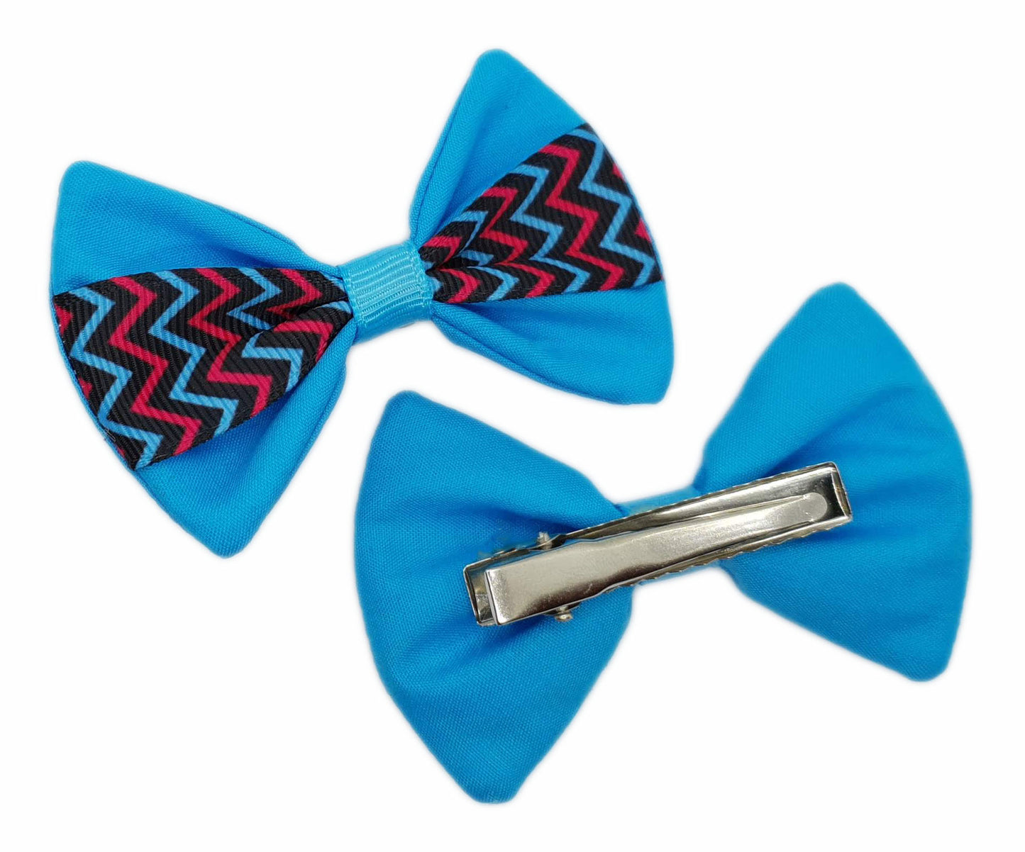 Chevron bows, alligator clips