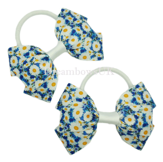 Daisy hair bows, girls hair accessories 