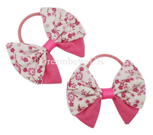 Floral hair accessories, girls hair fashion